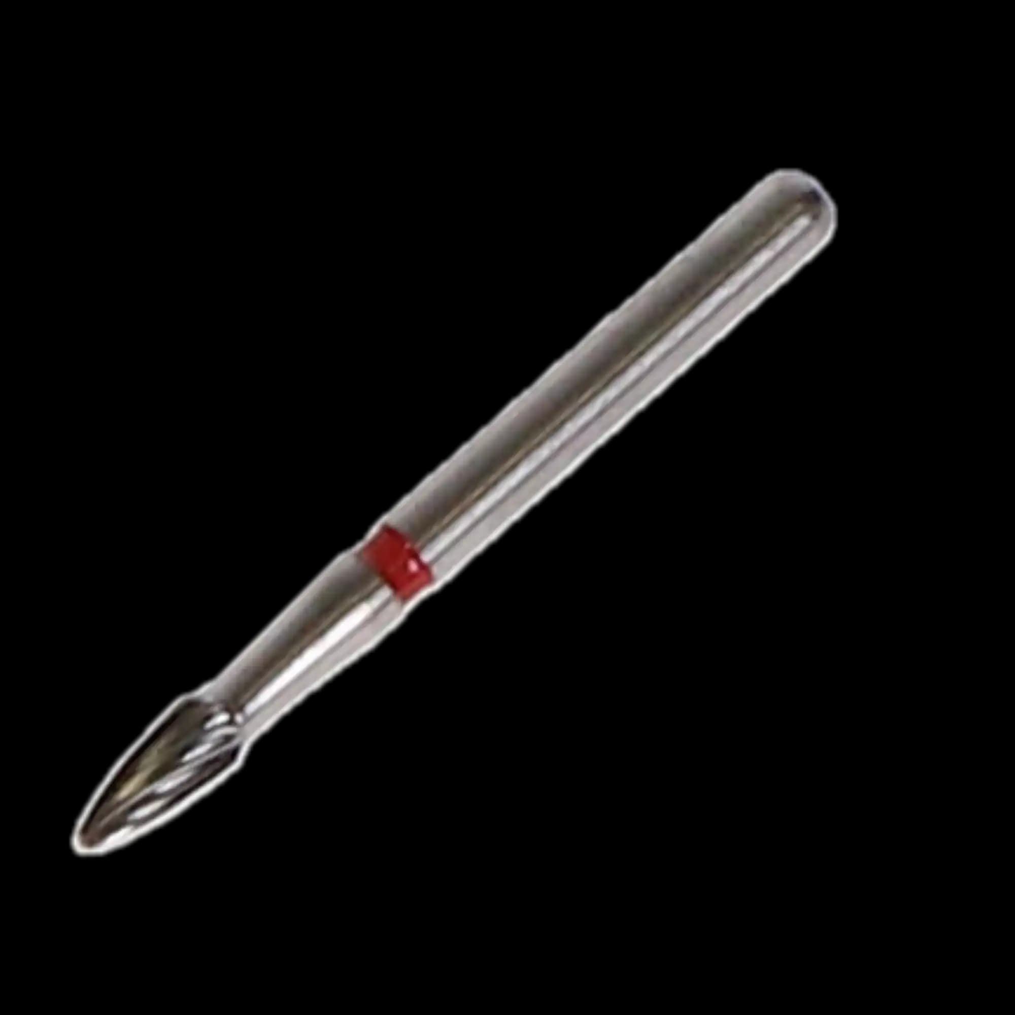 NTI 12-Fluted Trimming & Finishing Carbide Burs, FG, Pointed Football, #H274-016, 1.6 mm, Red, 5/Pk, H274-016 thumbnail 4