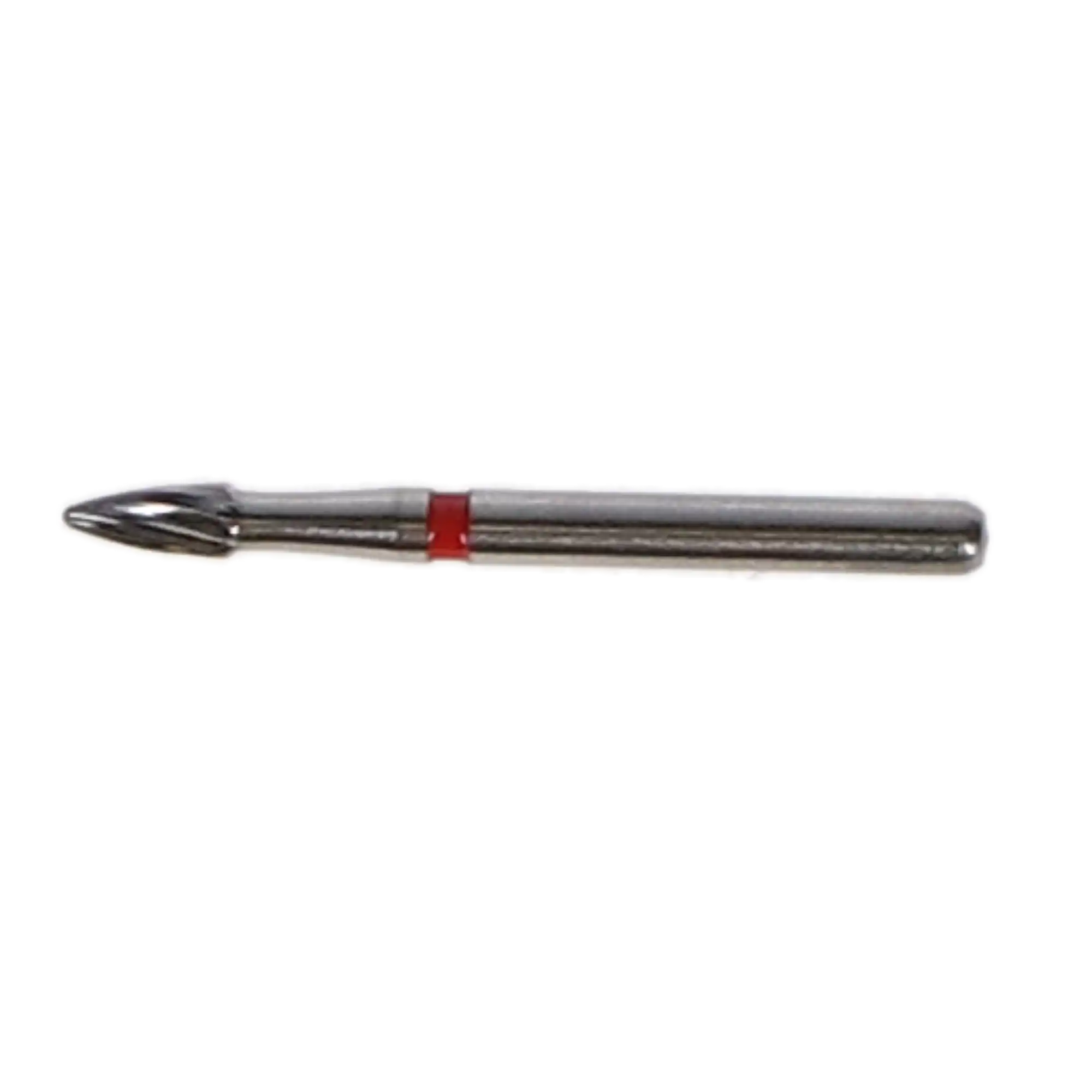 NTI 12-Fluted Trimming & Finishing Carbide Burs, FG, Pointed Football, #H274-016, 1.6 mm, Red, 5/Pk, H274-016 thumbnail 6