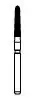 NTI 12-Fluted Trimming & Finishing Carbide Burs, FG, Curettage, #H283K-016, 1.6 mm, Red, 5/Pk thumbnail 2