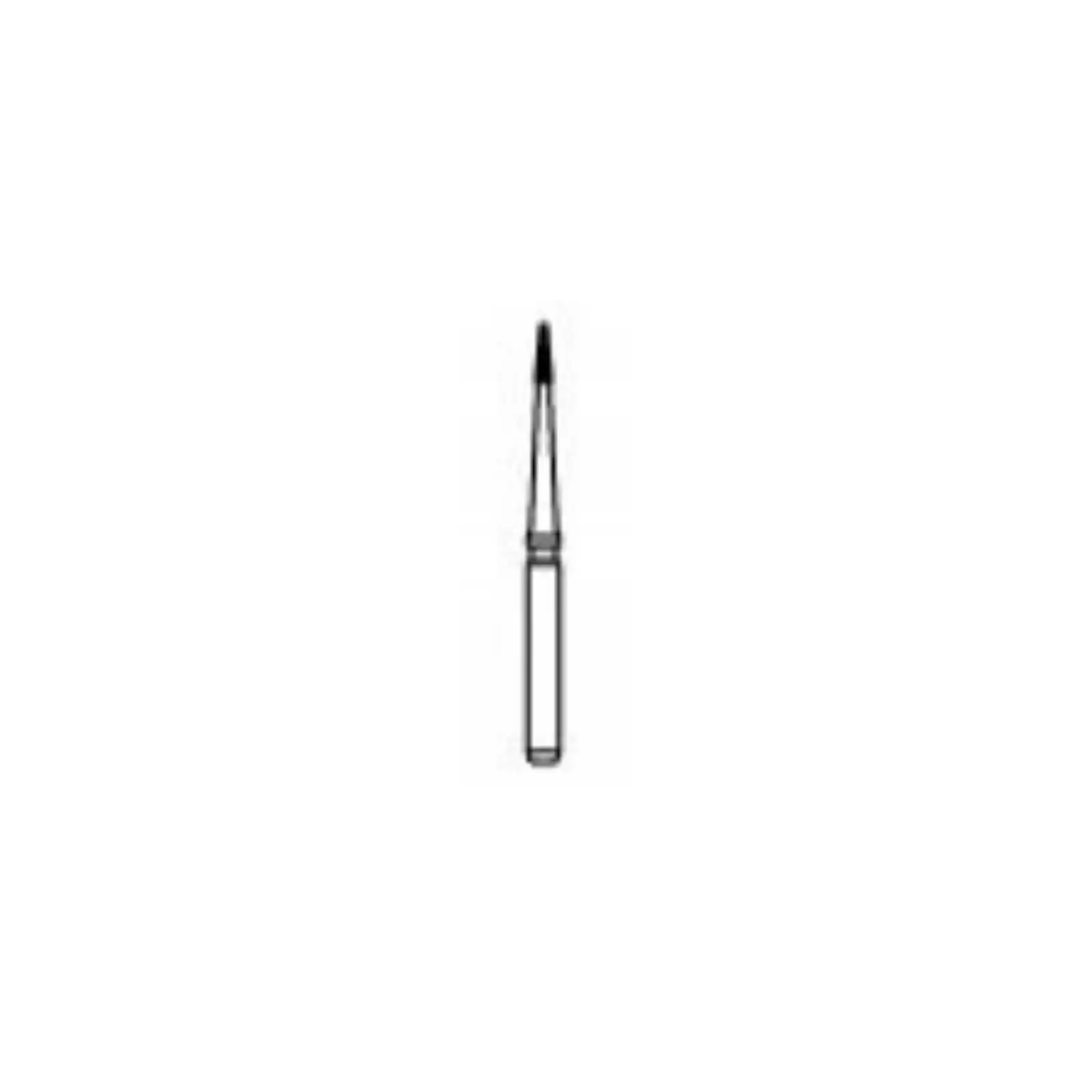 NTI TDF-3 Trimming & Finishing Carbide Bur, 8-Flute, FG, Safe End, 0.8 mm, Red, 5/Pk, H132-008 thumbnail 2
