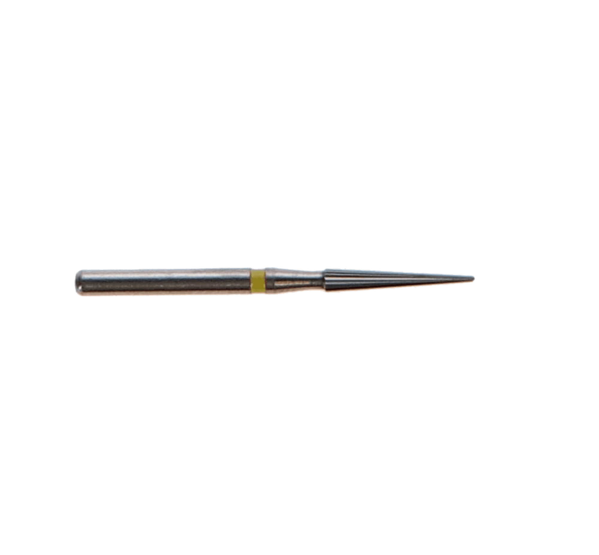 NTI 16-Fluted Trimming & Finishing Carbide Burs, FG, Safe End, TDF-9F, 1.4 mm, Yellow, 5/Pk, H135-014F thumbnail 2