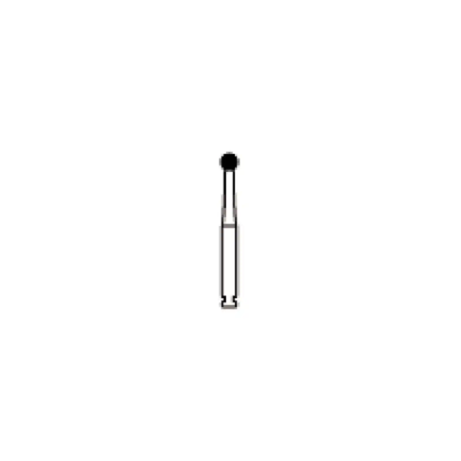 NTI Surgical Carbide Bur, Round #6, 1.8 mm, Right-Angle Latch, Surgical Length, 5/Pkg, H6-RASG thumbnail 2