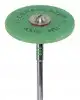 CeraGlaze Diamond-Impregnated Porcelain Polishing System, Coarse Green Pre-Polishing, HP, Large Wheel 25 mm, P301, 1/Pk thumbnail 7