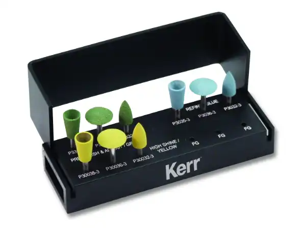 CeraGlaze Ultimate Intra-Oral Porcelain Adjusting & Polishing Logic Set, RA, 9-Piece Kit, LS-506 thumbnail 7