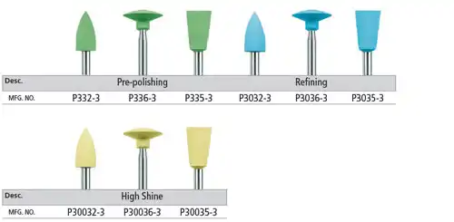 CeraGlaze Superfine Yellow RA Knife Edge Porcelain Polisher, 3/Pk, P30036-3 thumbnail 3