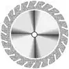 NTI Serrated Diamond Disc, HP, Double-Sided, #365, Medium Grit, Gray, 22 mm Diameter, 1/Pk, D365-220 thumbnail 2