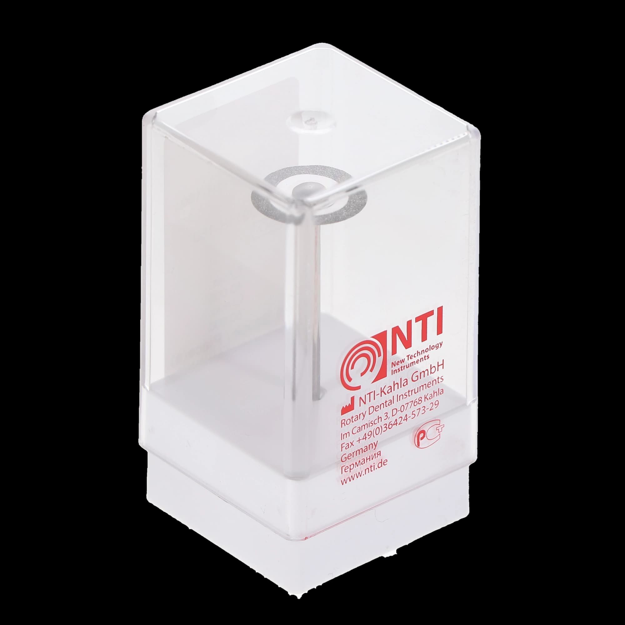 NTI Superflex Double-Sided Diamond Disc, HP Shank, #911H, 16 mm, Medium Grit, Red, 1/Pk, D911H-160 thumbnail 5