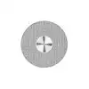 NTI Interflex Diamond Disc, HP, Single-Sided, #945, 10 mm, Medium Grit, Gray, 1/Pk, D945-100 thumbnail 2