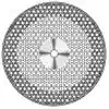 NTI Superflex Diamond Disc, HP Shank, Double-Sided, Perforated, Medium Grit, #934, 22 mm, Gray, 1/Pk, D934-220 thumbnail 2