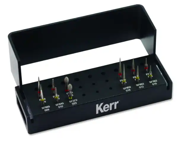 Kerr NTI Composite Contouring and Finishing Logic Set, FG Diamond Burs, Fine & Superfine, 6 Shapes, LS-301, 1/Pk thumbnail 2