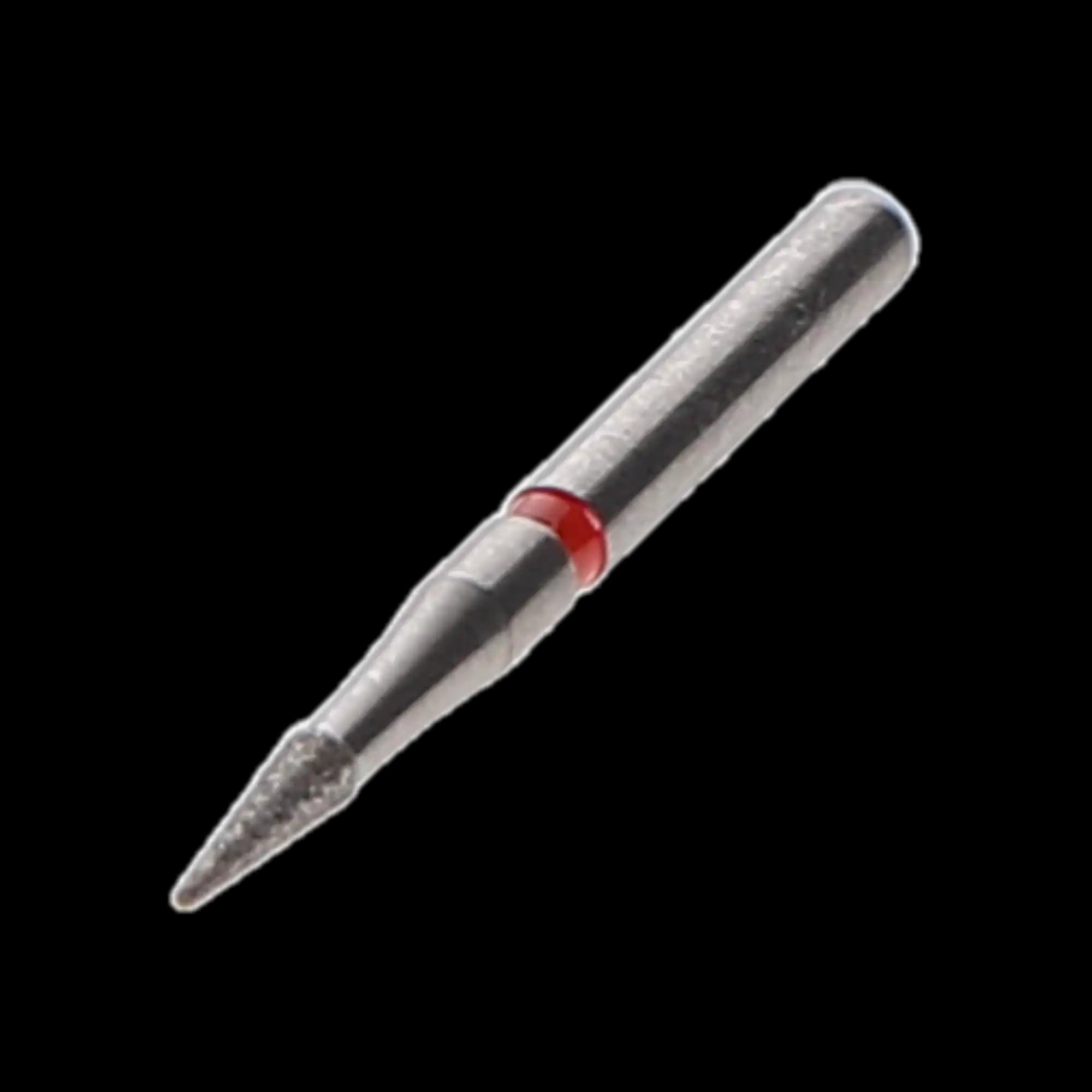 NTI TDF Series Diamond Bur, FG, TDF4, #F133-010, Fine, Red, 1.0 mm Head, 4.0 mm Length, 5/Pk thumbnail 2
