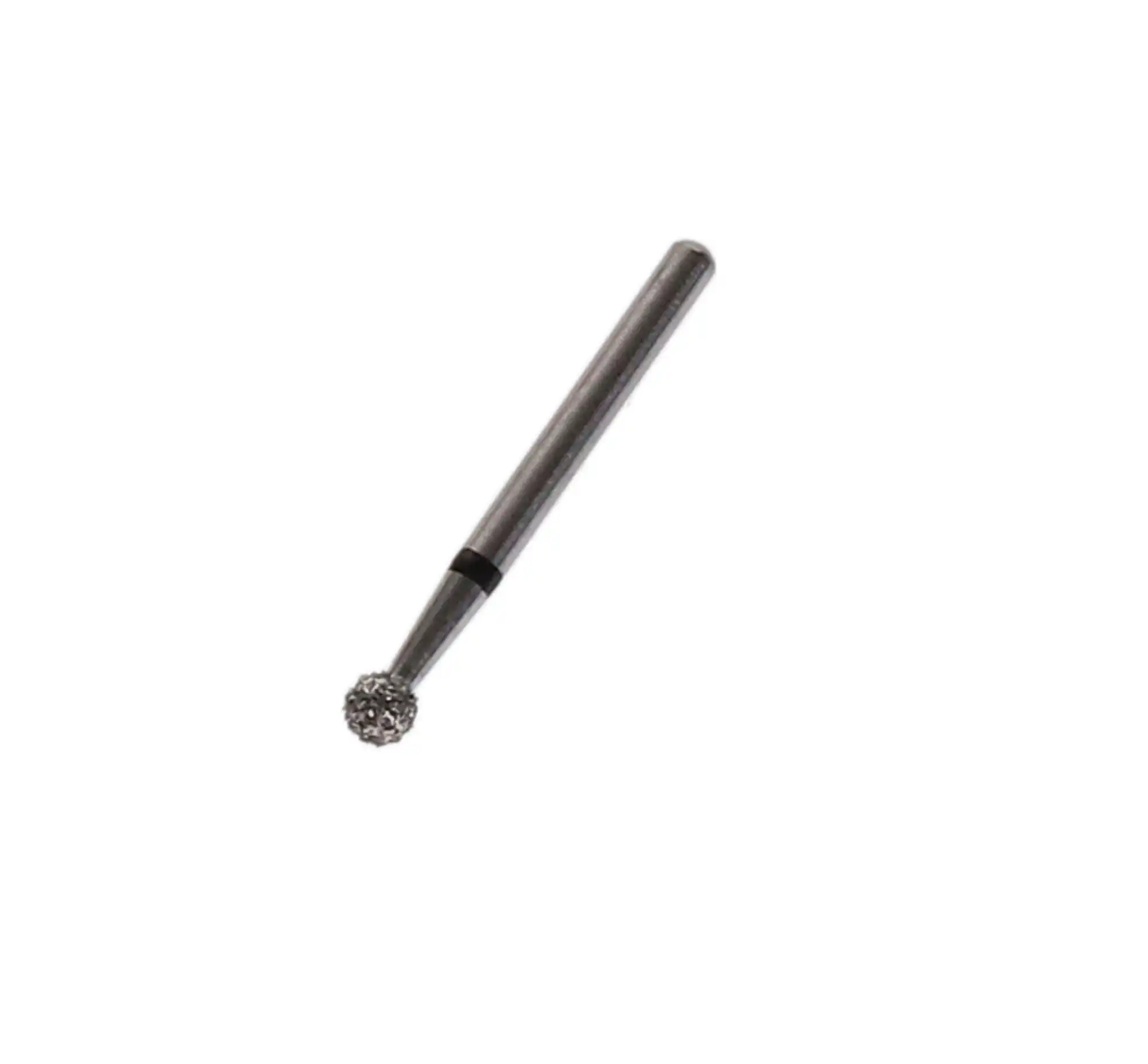 NTI Diamond Bur, FG, Round, #SC801-021, 2.1 mm, Super Coarse, Black, 5/Pk thumbnail 4