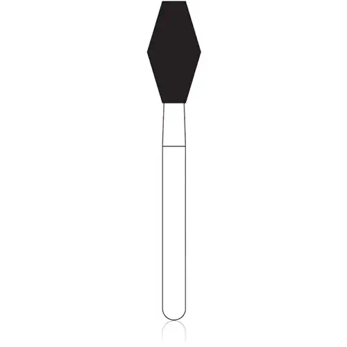 NTI Diamond Bur, FG, Donut, #SC909-037, 3.7 mm, Super Coarse, Black, 5/Pk thumbnail 2