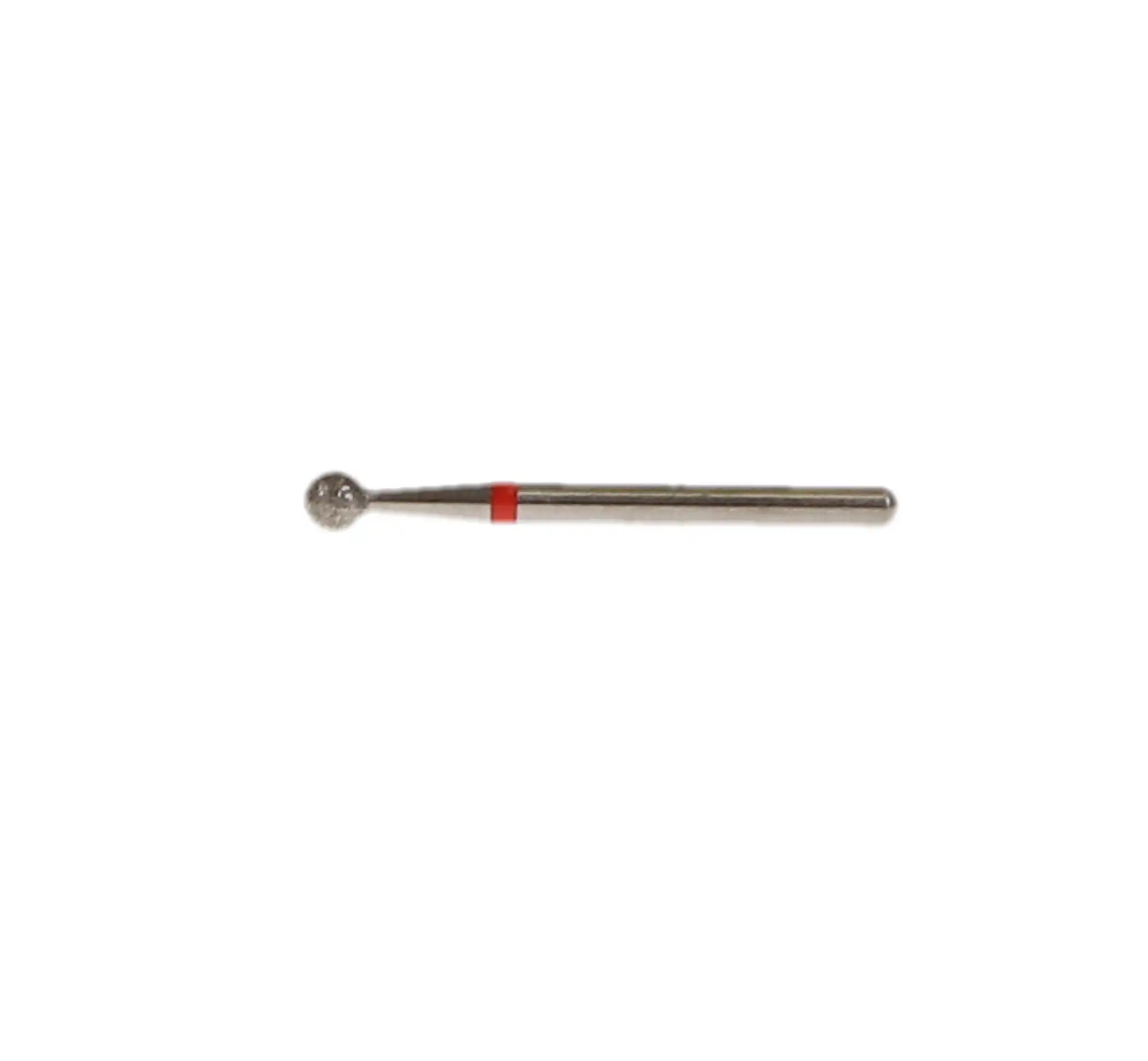 NTI Diamond Bur, FG, Round, #801, 2.3 mm, Fine, Red, 5/Pk, F801-023 thumbnail 2