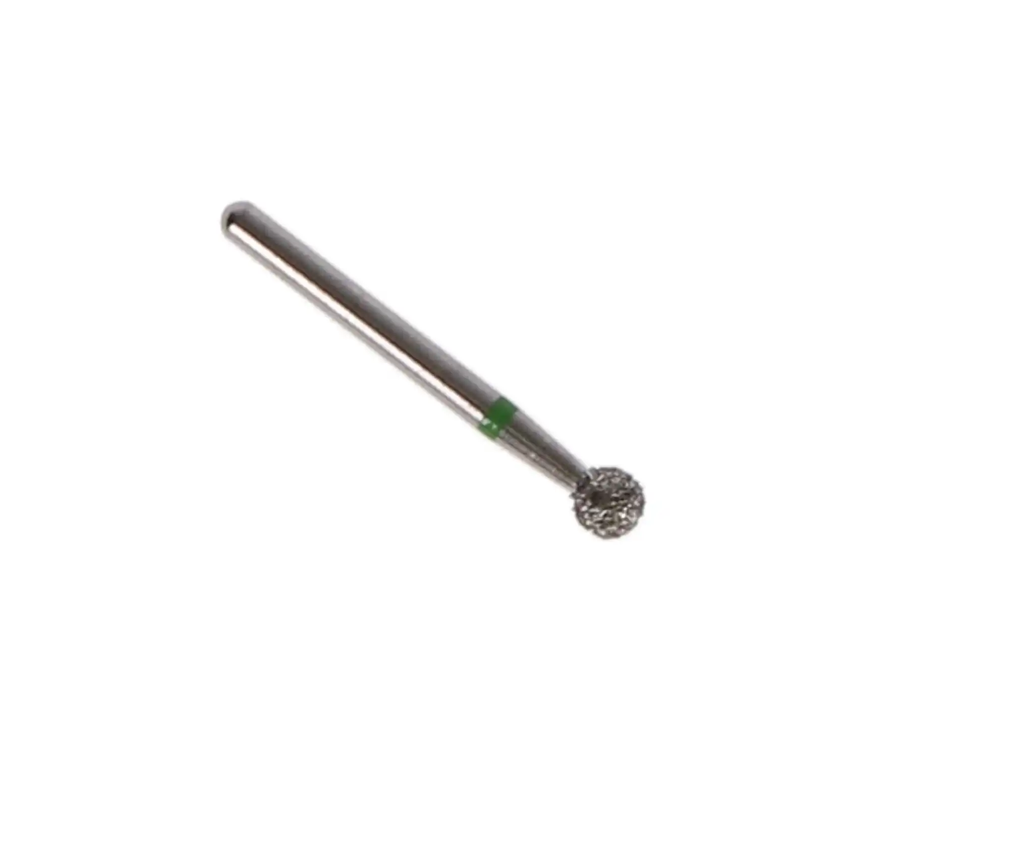 NTI Diamond Bur, FG, Round #801, 2.5 mm, Coarse, Green, 5/Pk, C801-025 thumbnail 2