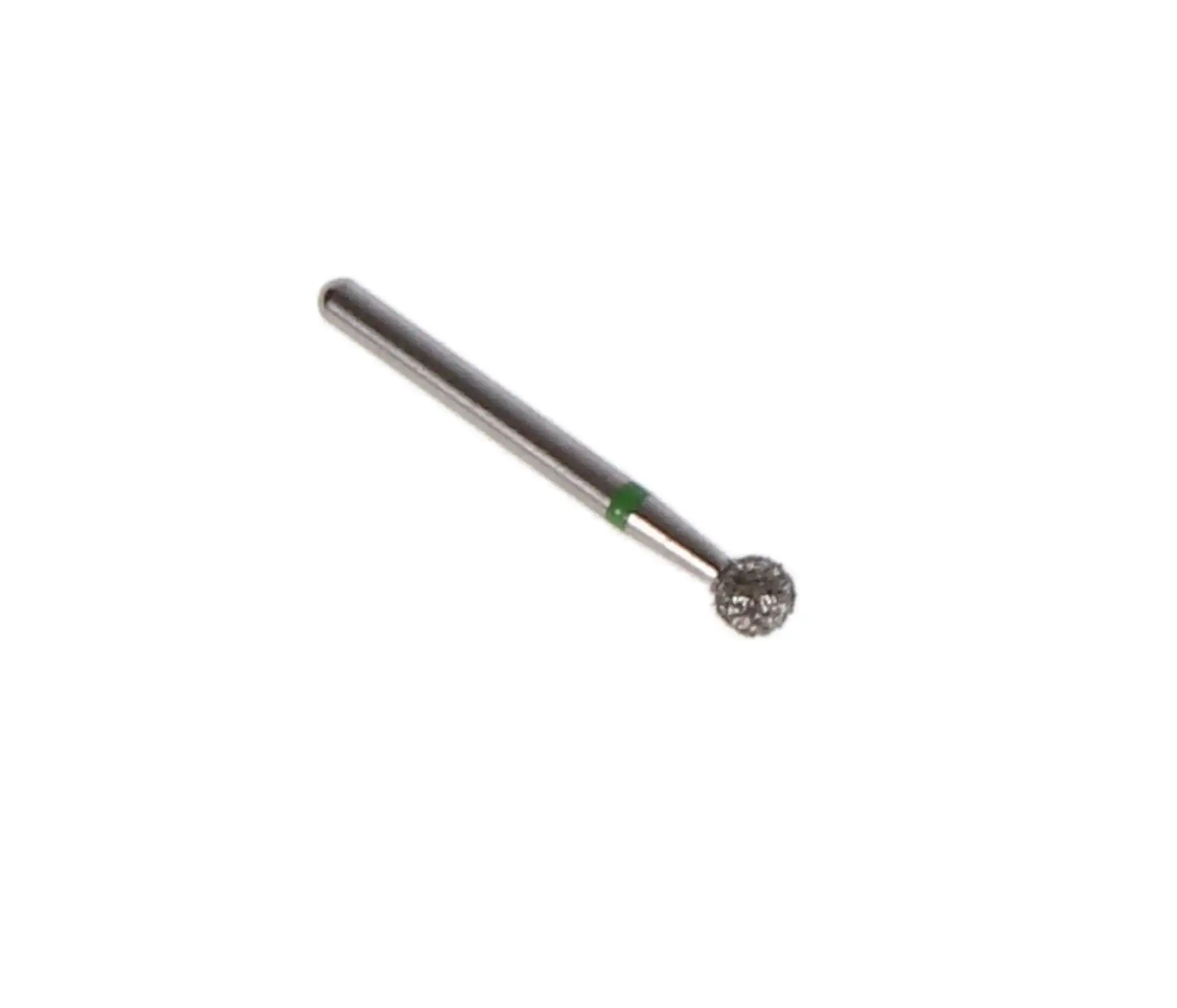 NTI Diamond Bur, FG, Round #801, 2.5 mm, Coarse, Green, 5/Pk, C801-025 thumbnail 3