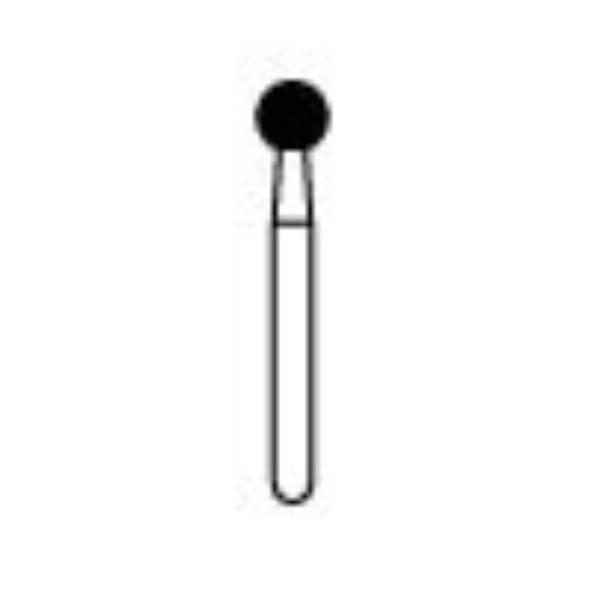NTI Diamond Bur, FG, Round, #801, 2.9 mm, Fine, Red, 5/Pk, F801-029 thumbnail 6