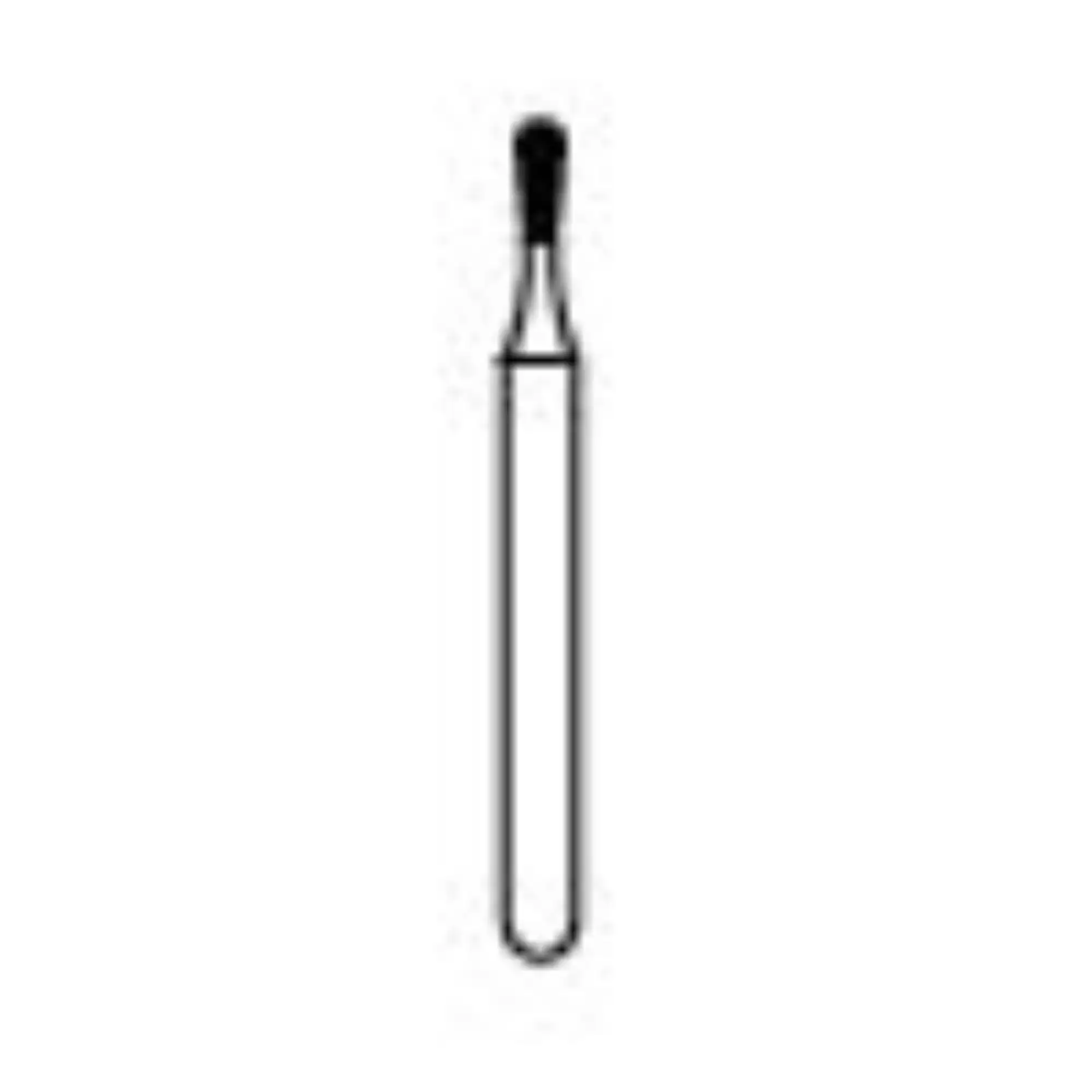 NTI Diamond Bur, FG, Pear, #C830-010, 1.0 mm, Coarse, Green, 5/Pk, C830-010 thumbnail 2