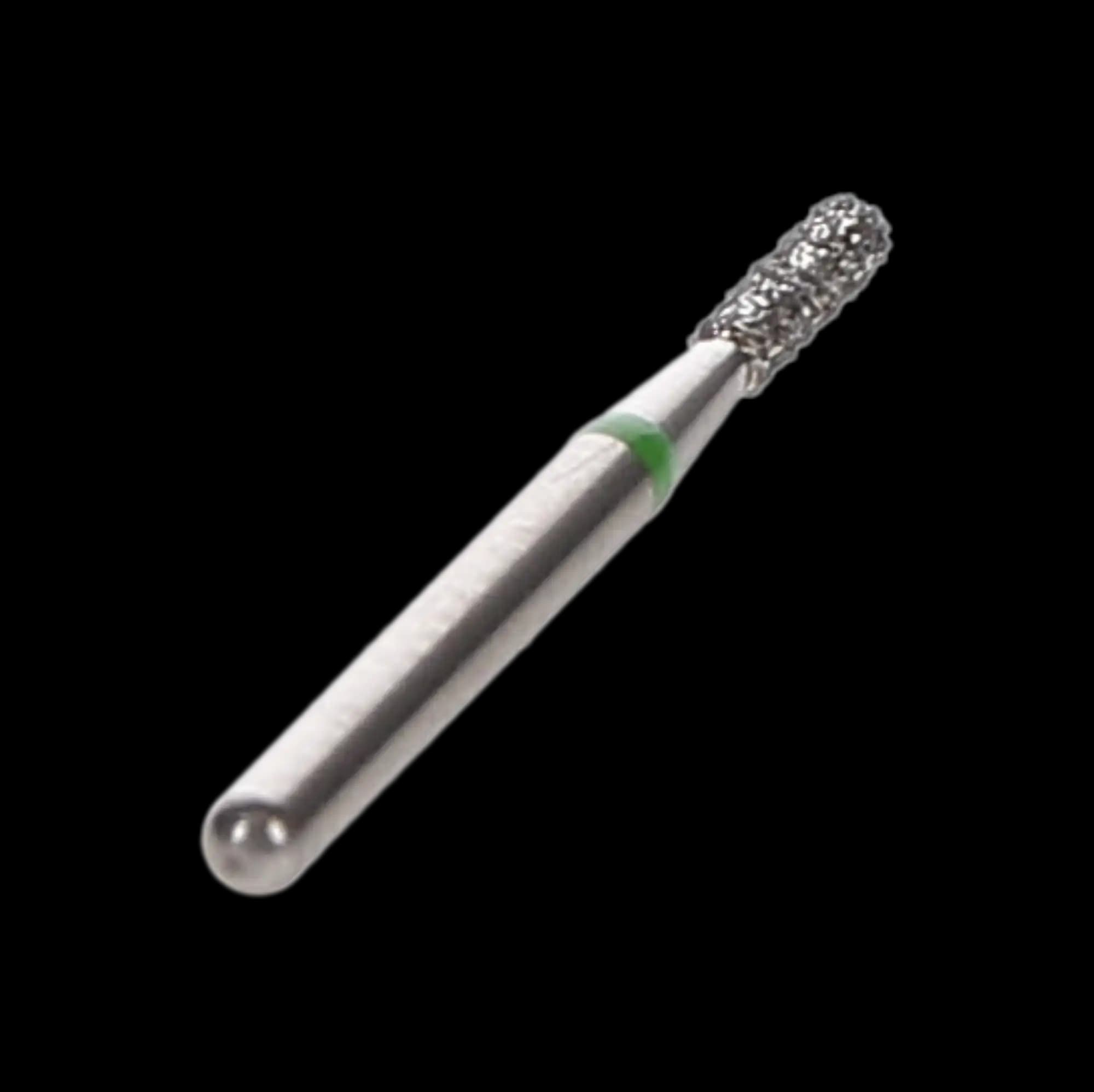 NTI Diamond Bur, FG, Cylinder Flat End, #C835-012, 1.2 mm, Coarse, Green, 5/Pk thumbnail 3