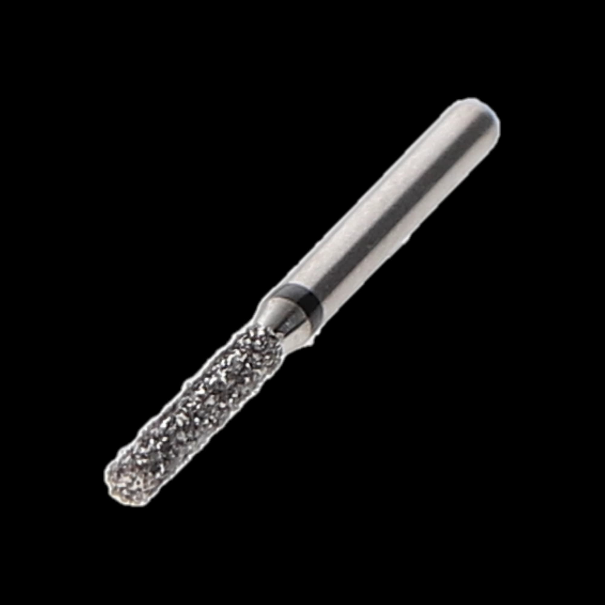 NTI Diamond Bur, FG, Cylinder Flat End, #SC837-014, 1.4 mm, Super Coarse, Black, 5/Pk thumbnail 2
