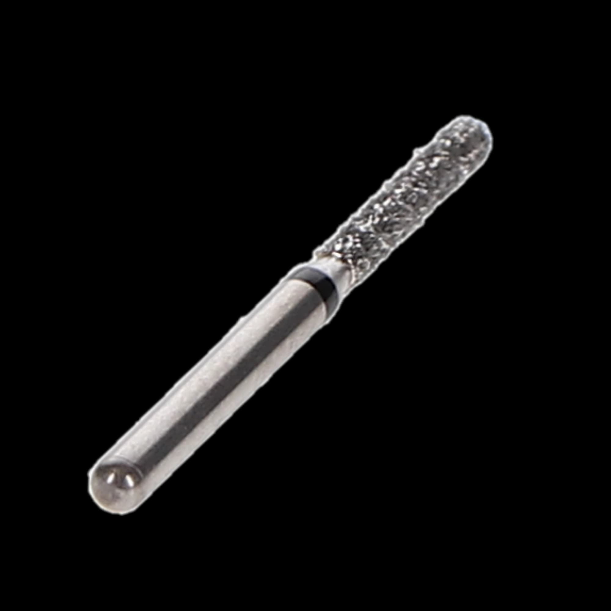 NTI Diamond Bur, FG, Cylinder Flat End, #SC837-014, 1.4 mm, Super Coarse, Black, 5/Pk thumbnail 3