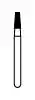 NTI Diamond Bur, FG, Taper Flat End, #C845-016, 1.6 mm, Coarse, Green, 5/Pk thumbnail 2