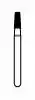 NTI Diamond Bur, FG, Taper Modified Shoulder, #845KR-016, 1.6 mm, Coarse, Green, 5/Pk, C845KR-016 thumbnail 2