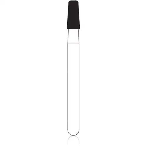 NTI Diamond Bur, FG, Taper Modified Shoulder, #M845KR-018, 1.8 mm, Medium Grit, Gray, 5/Pk thumbnail 2