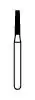 NTI Diamond Bur, FG, Taper Flat End, #846-012, 1.2 mm, Coarse, Green, 5/Pk, C846-012 thumbnail 2