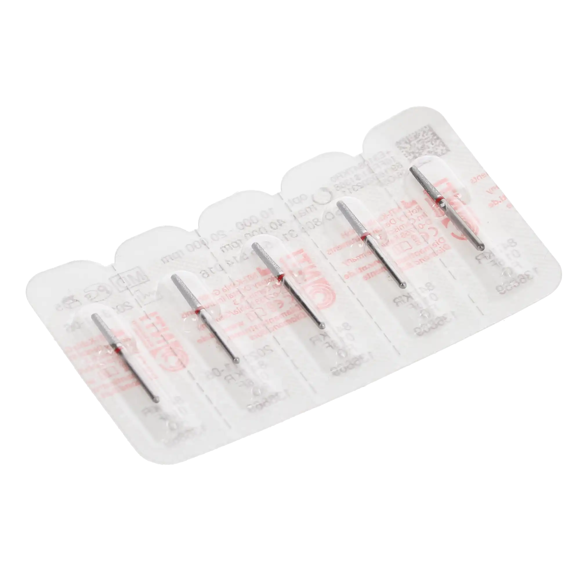 NTI Diamond Bur, FG, Modified Shoulder Taper, #847KR, 1.6 mm, Fine, Red, 5/Pk, F847KR-016 thumbnail 5