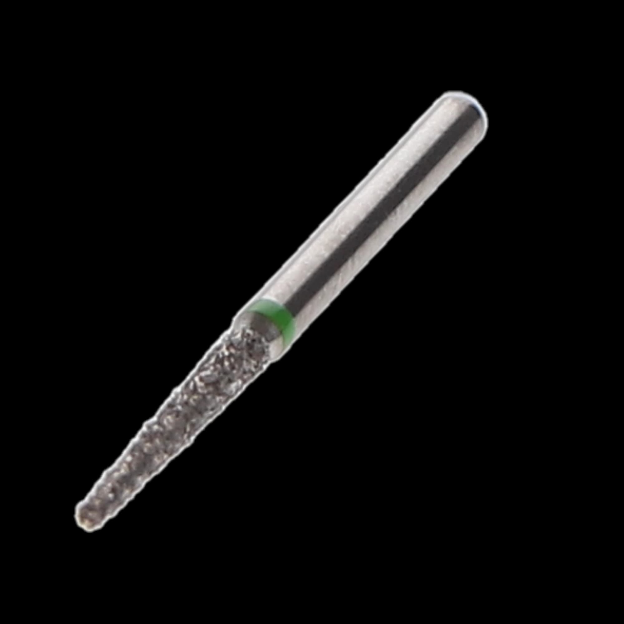 NTI Diamond Bur, FG, Taper Flat End, #848-014, 1.4 mm, Coarse, Green, 5/Pk, C848-014 thumbnail 2