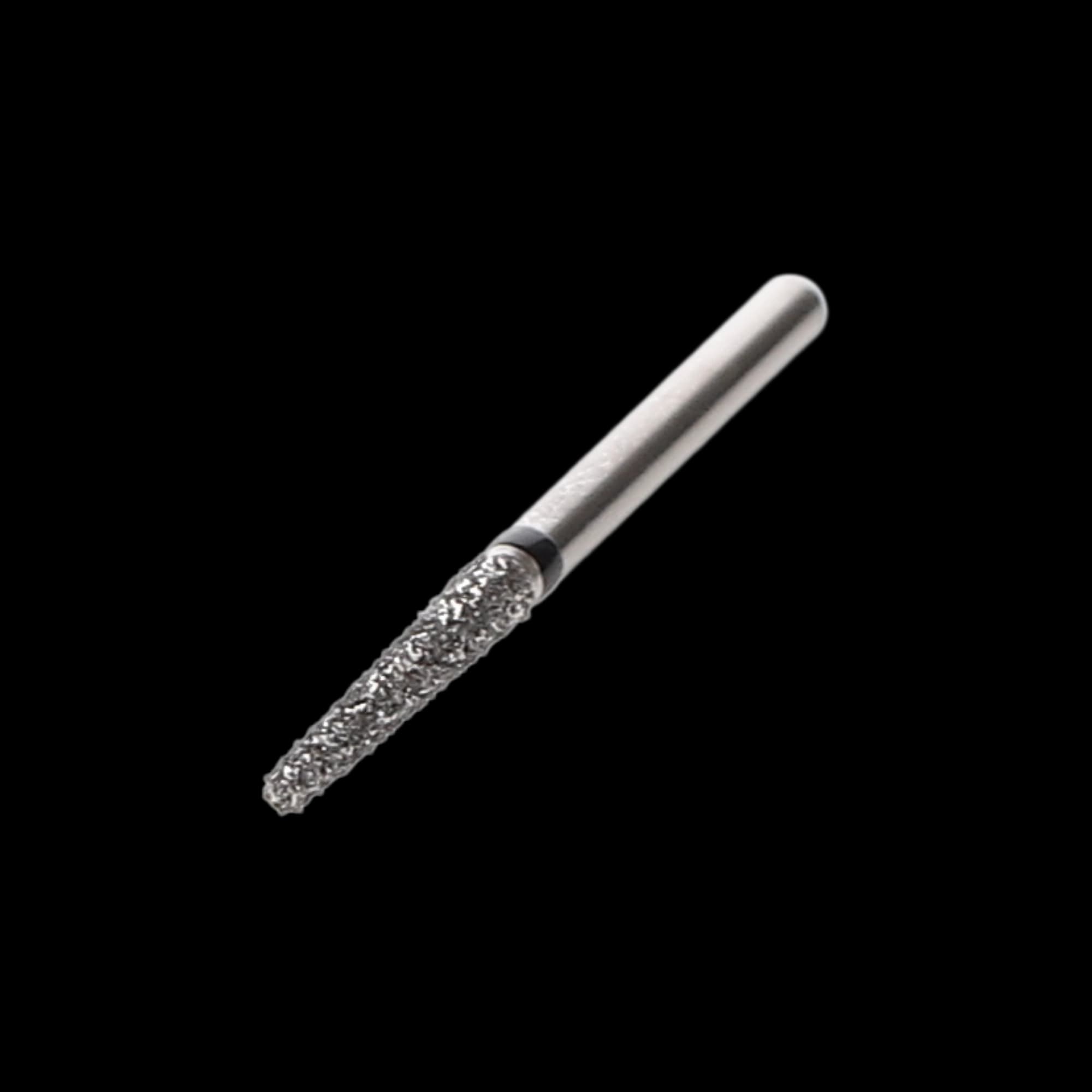 NTI Diamond Bur, FG, Taper Flat End, #SC848-016, 1.6 mm, Super Coarse, Black, 5/Pk thumbnail 3