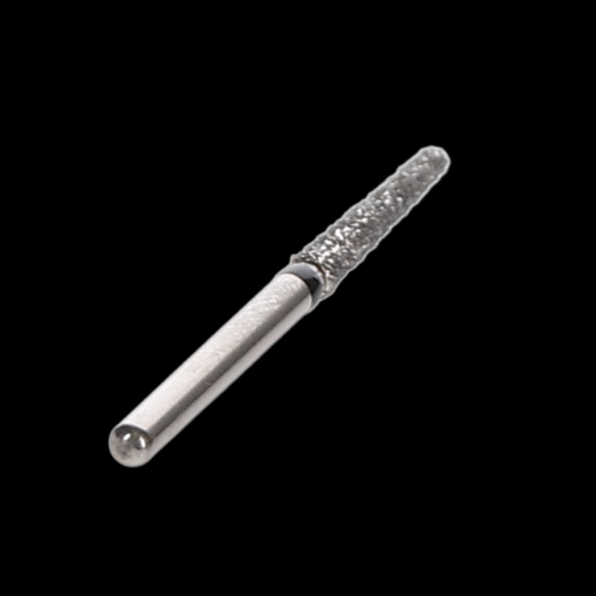 NTI Diamond Bur, FG, Taper Flat End, #SC848-016, 1.6 mm, Super Coarse, Black, 5/Pk thumbnail 4
