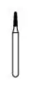NTI Diamond Bur, FG, Round End Taper, #849, 1.0 mm, Fine, Red, 5/Pk, F849-010 thumbnail 2