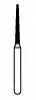 NTI Diamond Bur, FG, Round End Taper, #F850-010, 1.0 mm, Fine, Red, 5/Pk thumbnail 2