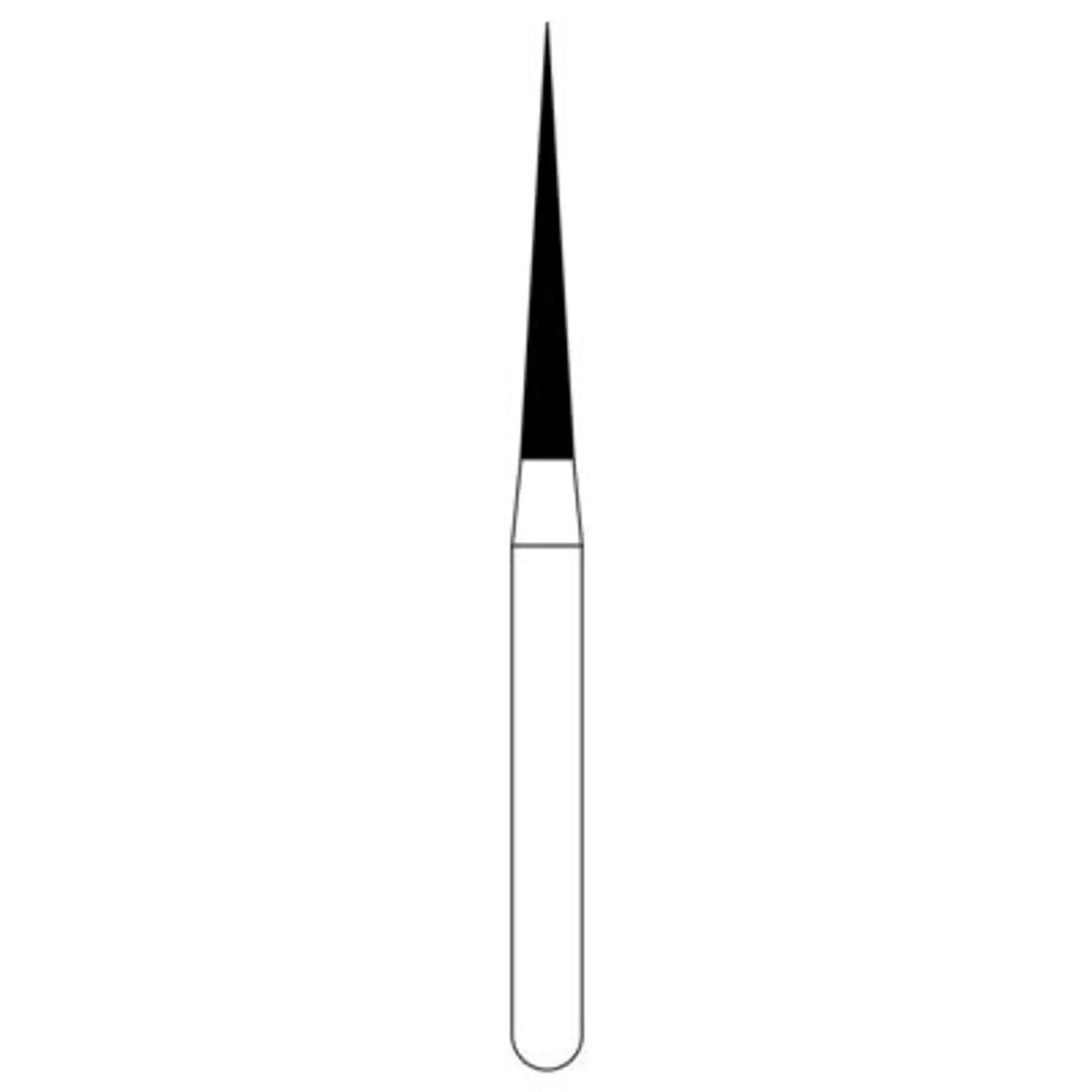 NTI Diamond Bur, FG, Needle, #C859-012, 1.2 mm, Coarse, Green, 5/Pk thumbnail 2