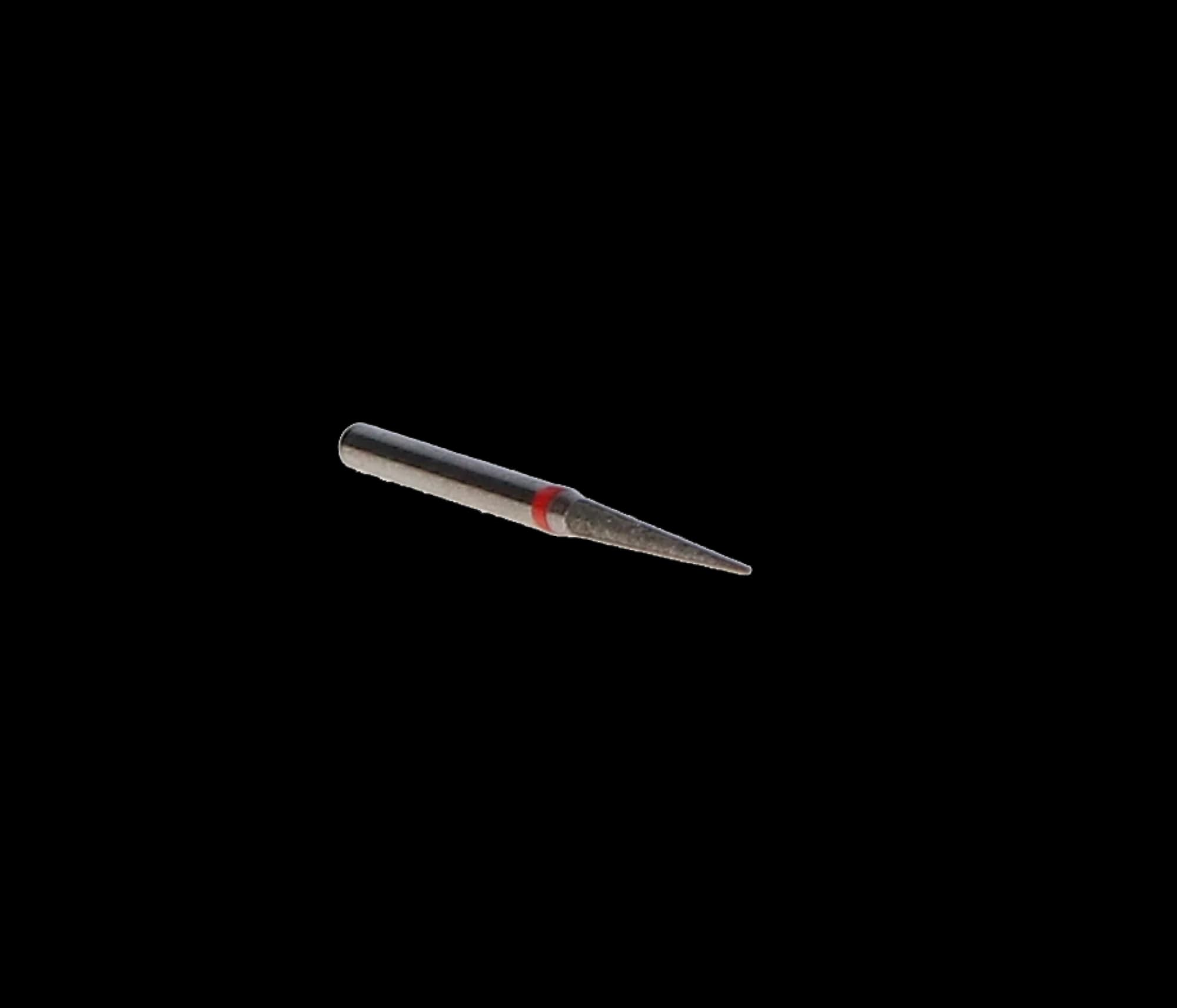 NTI Diamond Bur, Friction Grip (FG), Needle, #F859-014, 1.4 mm, Fine, Red, 5/Pk, F859-014 thumbnail 7