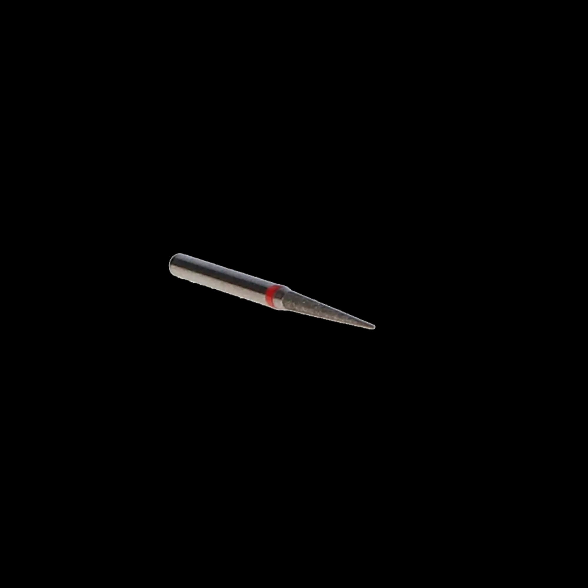 NTI Diamond Bur, Friction Grip (FG), Needle, #F859-014, 1.4 mm, Fine, Red, 5/Pk, F859-014 thumbnail 8