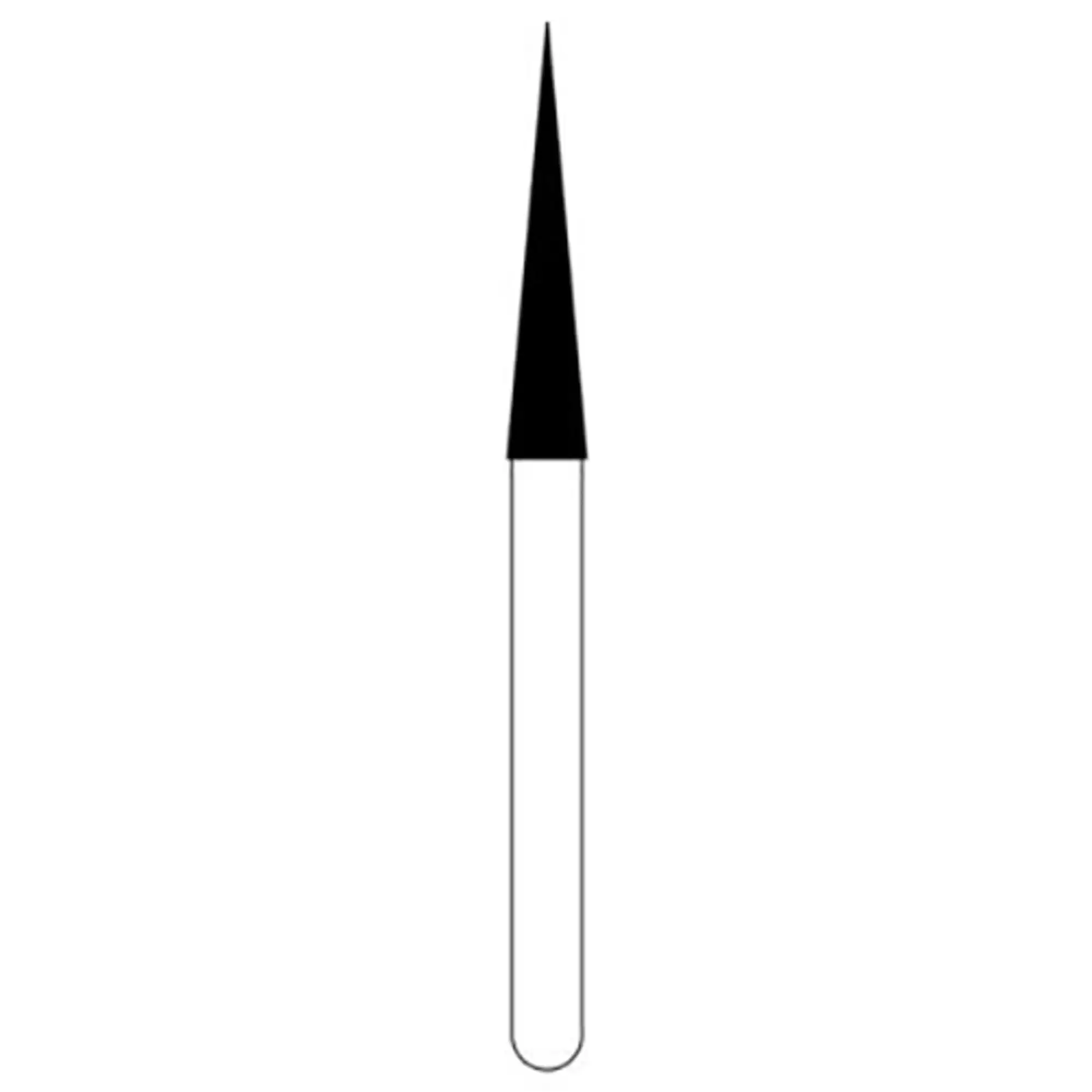 NTI Diamond Bur, FG, Needle, #F859-018, 1.8 mm, Fine, Red, 5/Pk thumbnail 2