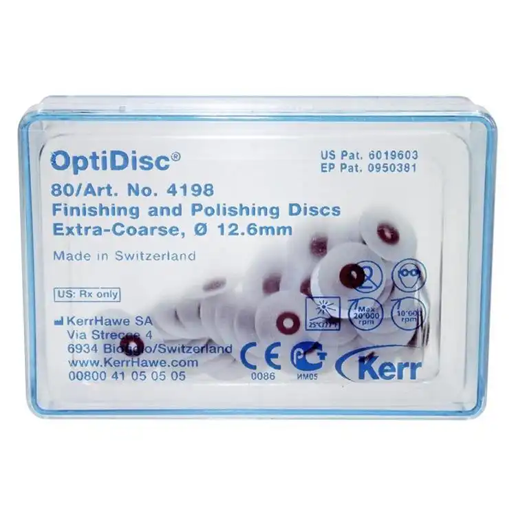 OptiDisc Finishing & Polishing Disc Refills, 12.6 mm, Fine, 80/Pk, 33481 thumbnail 3