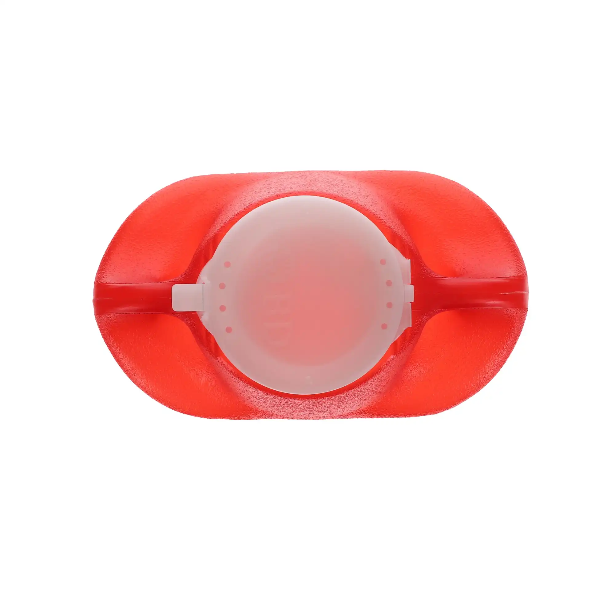 BD Multi-Use One-Piece Sharps Collector, 6.9 Qt, Medium, Red, Hinged Lid with Petals, 305489 thumbnail 2