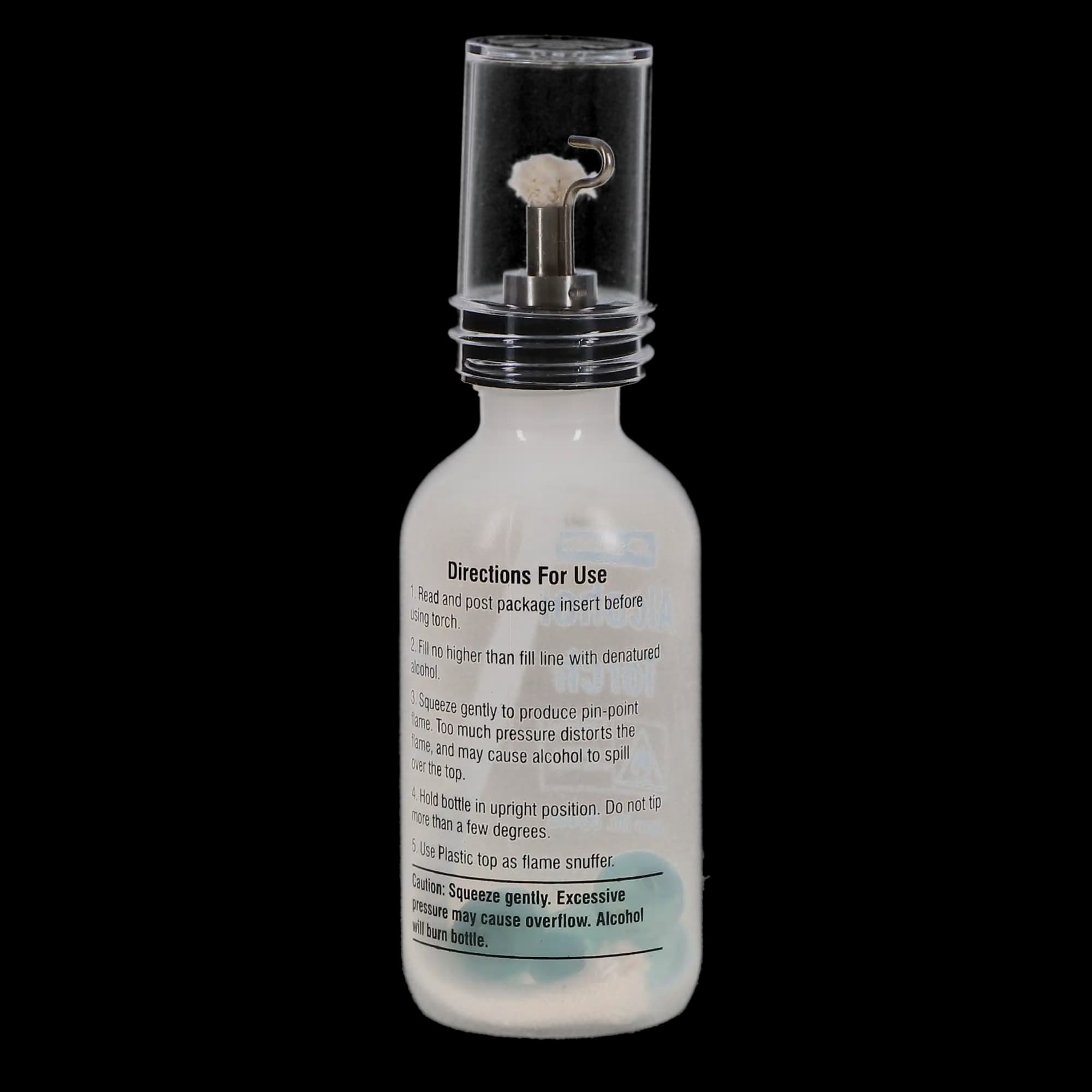 Buffalo Dental Plastic Alcohol Torch with Needle Point Flame Wick, 5" Bottle, 1/Pk, 82440 thumbnail 2