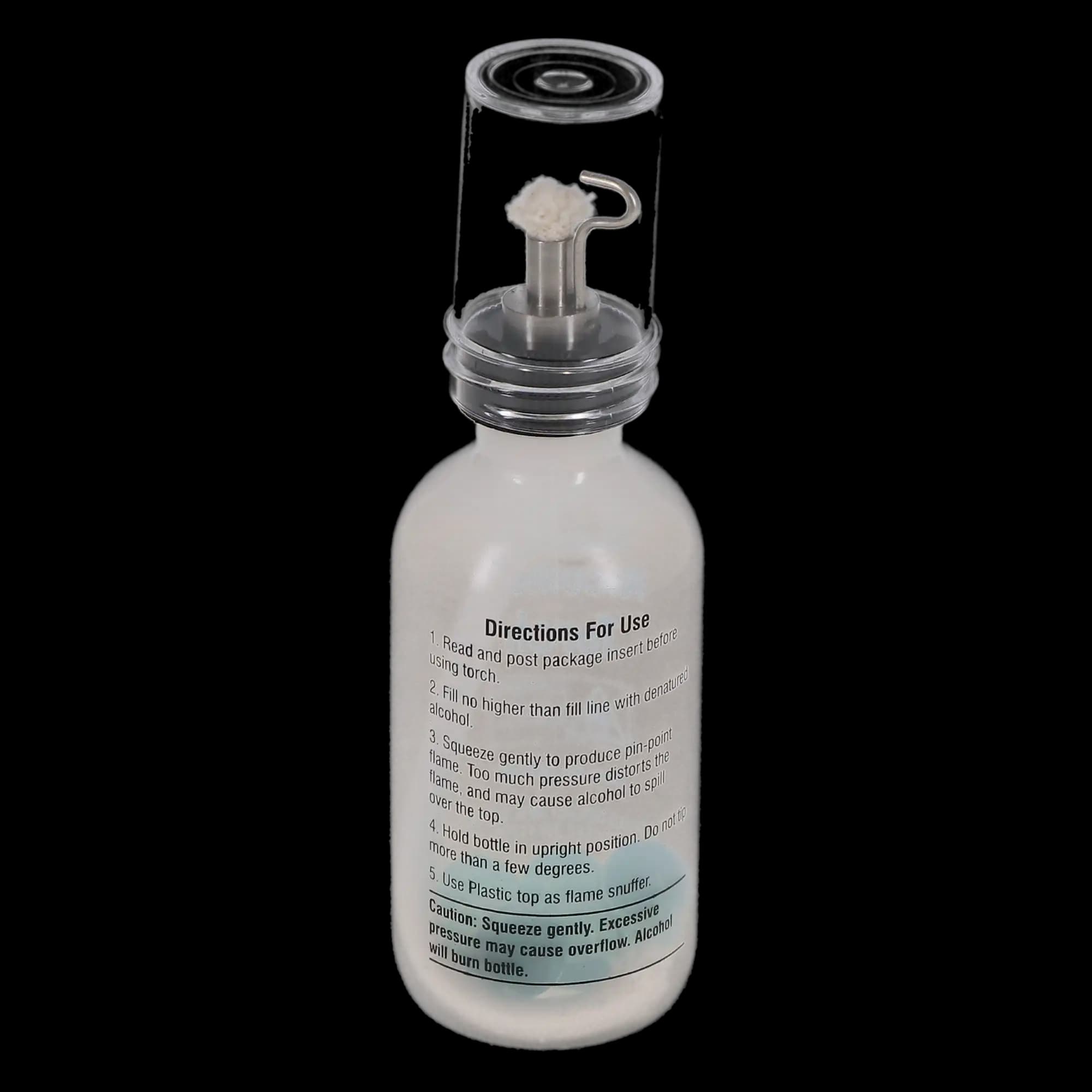 Buffalo Dental Plastic Alcohol Torch with Needle Point Flame Wick, 5" Bottle, 1/Pk, 82440 thumbnail 3