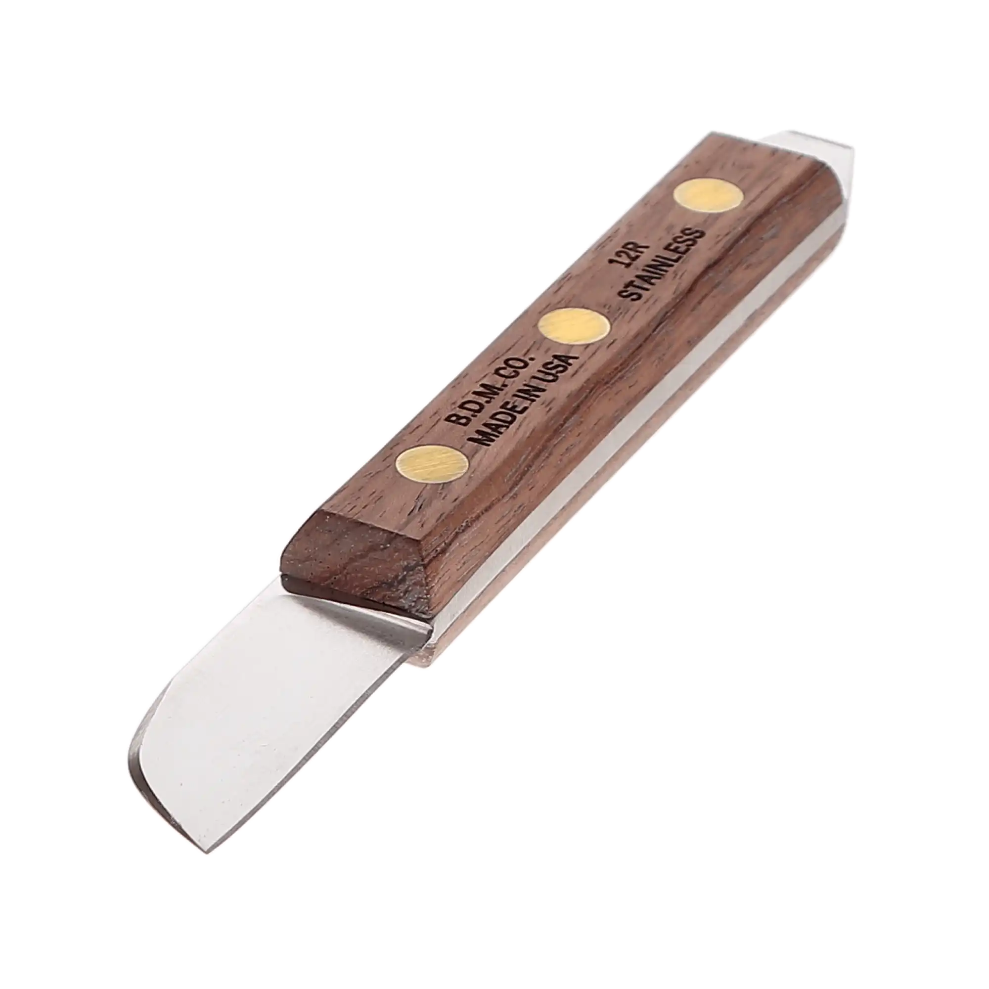 Buffalo Dental #12 Lab Plaster Knife, Rosewood Handle, Triple-Riveted Carbon Steel Blade, 1-3/4", 55700 thumbnail 2
