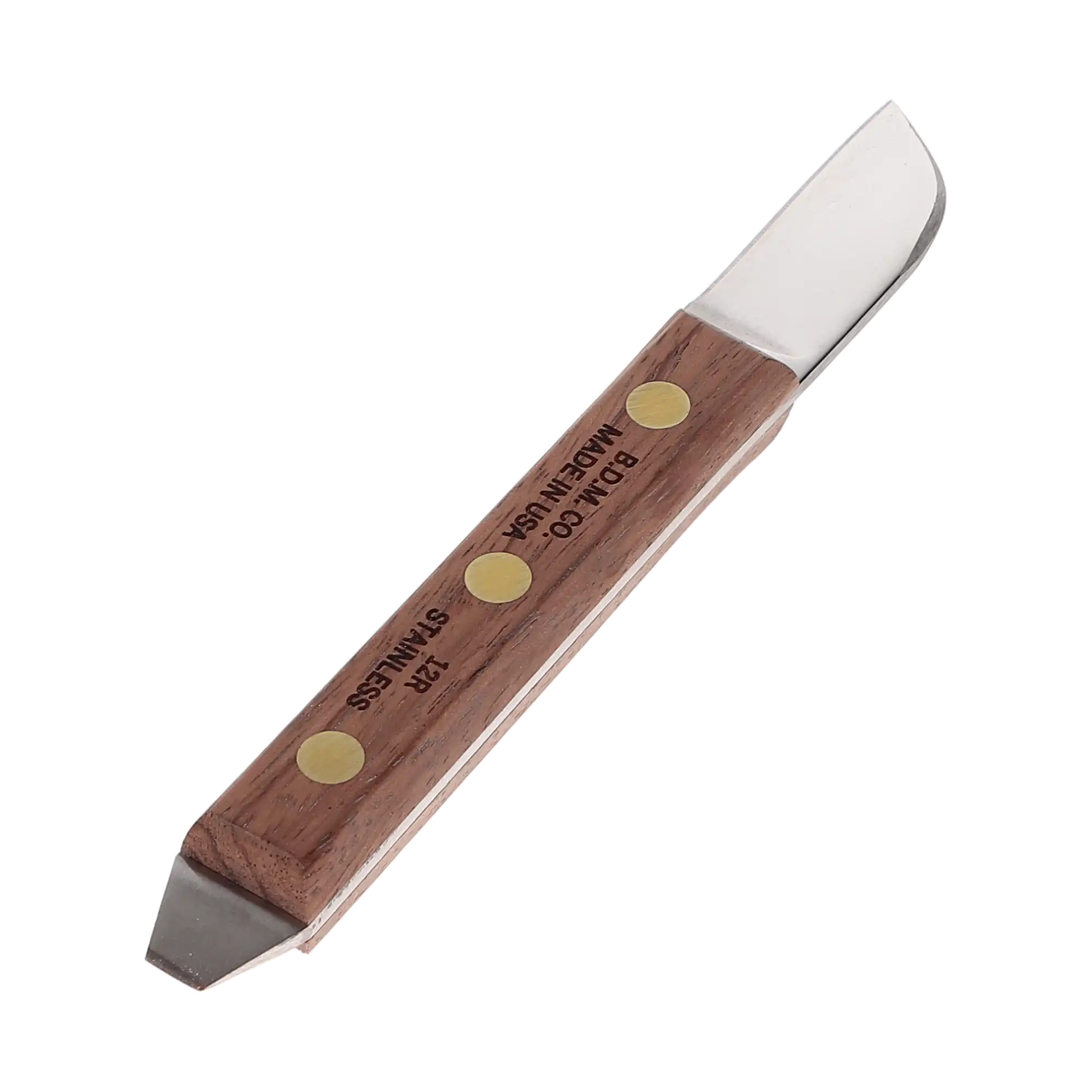 Buffalo Dental #12 Lab Plaster Knife, Rosewood Handle, Triple-Riveted Carbon Steel Blade, 1-3/4", 55700 thumbnail 3