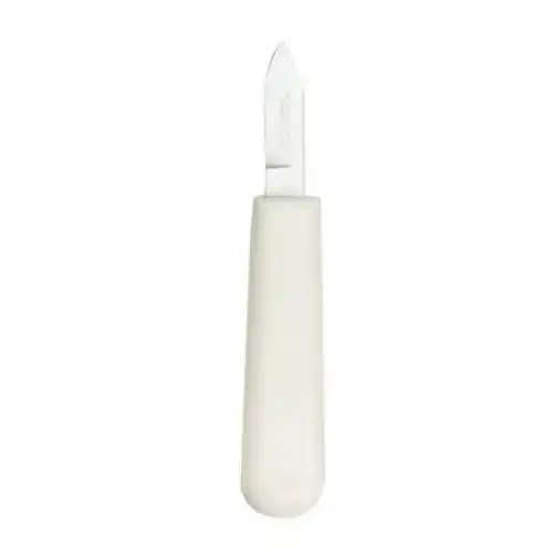 Buffalo Dental #6A Autoclavable Lab Plaster Knife, White Plastic Handle, 1-1/2" Carbon Steel Blade, 65570 thumbnail 2