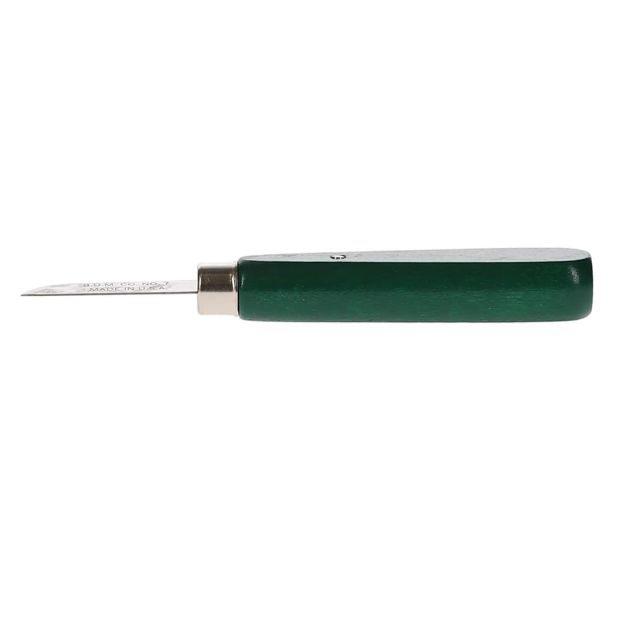 Buffalo Dental #7 Lab Knife for Compound & Wax, Green Line Enameled Wood Handle, 1-1/2" Carbon Steel Blade, 55590 thumbnail 2