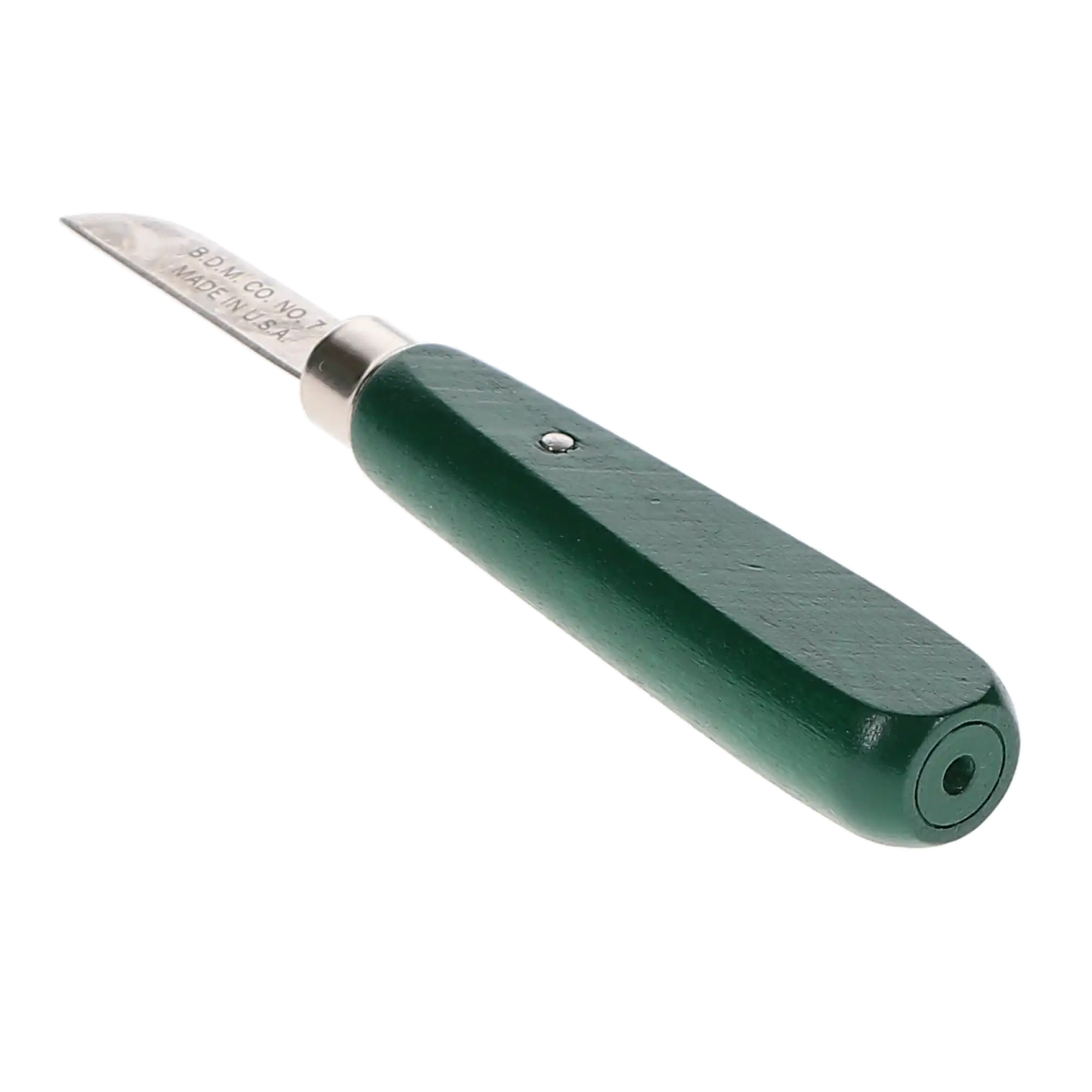 Buffalo Dental #7 Lab Knife for Compound & Wax, Green Line Enameled Wood Handle, 1-1/2" Carbon Steel Blade, 55590 thumbnail 4