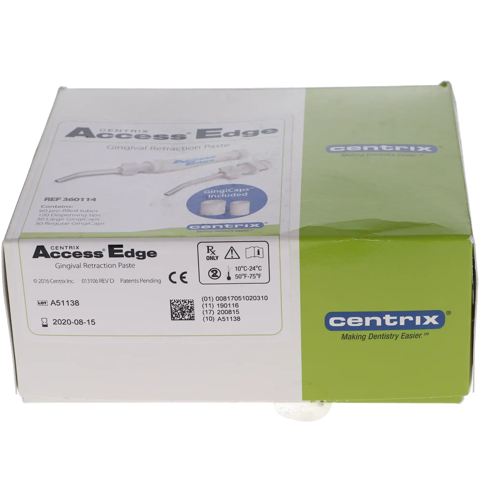 Access Edge Gingival Retraction Paste Kit, 60 Unit-Dose Tubes, 360114 thumbnail 5