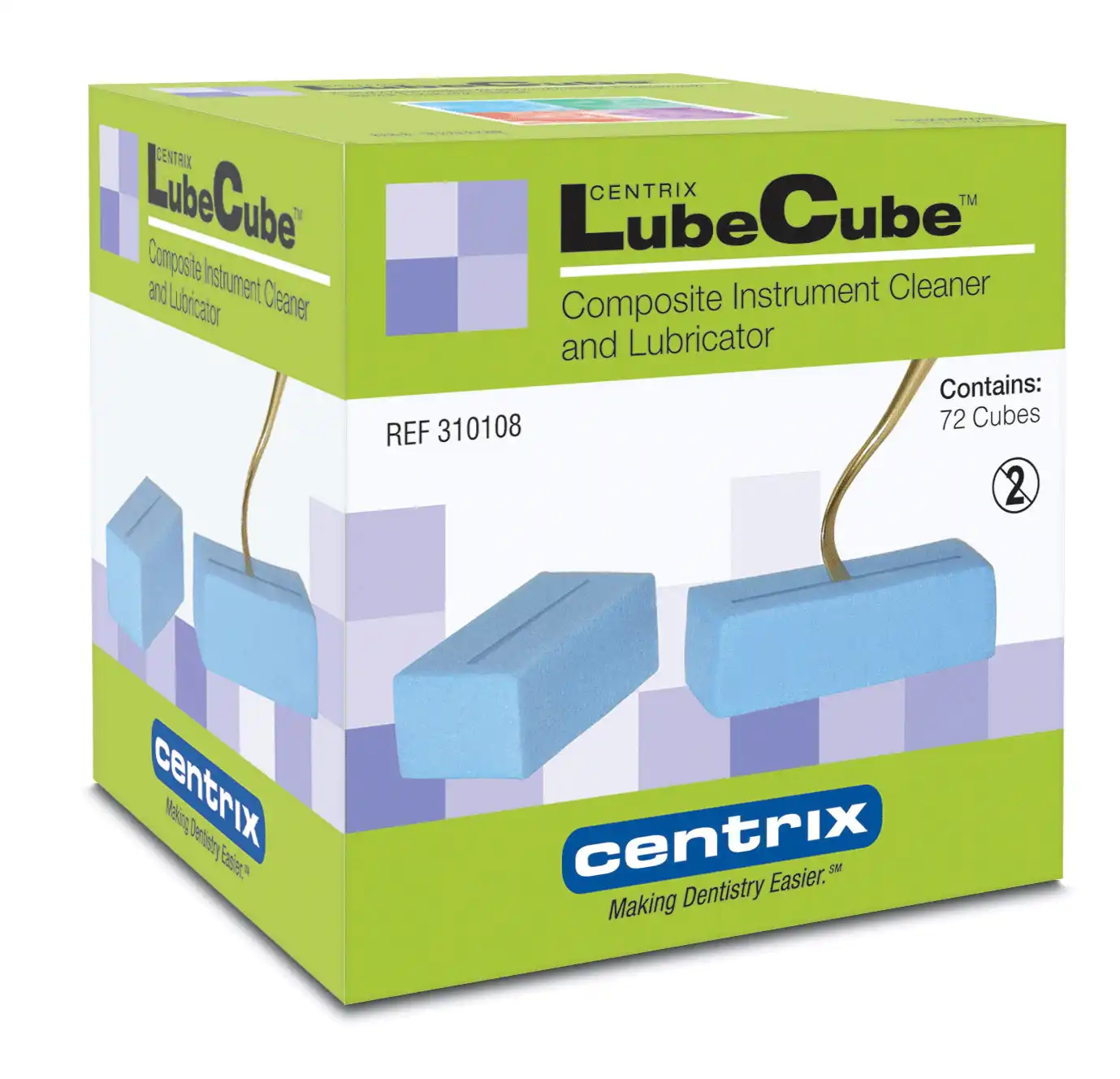 LubeCube Composite Instrument Cleaner & Lubricator, Single-Use, 72/Box, 310108 thumbnail 6